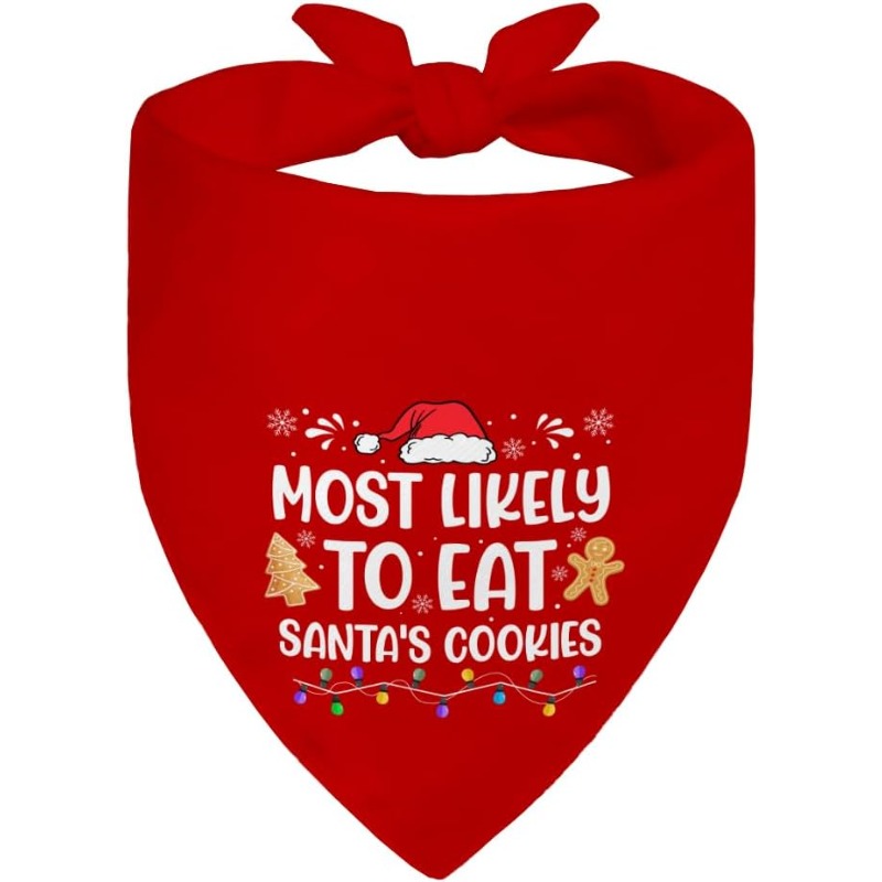 TEMU 1pc 24.8 X 11 Inch Scarf With Single-sided Print Of " ", Humorous Food Pet Scarf Accessory, Christmas Parties And Holiday Dinners