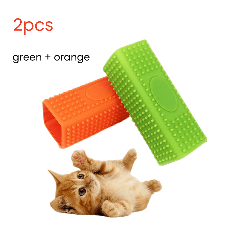 TEMU A Brush Made Of Silica Gel For Removing Pet Hair, Designed For Use On Pets That Shed, Including Babies. Easy To Clean And Has Versatile
