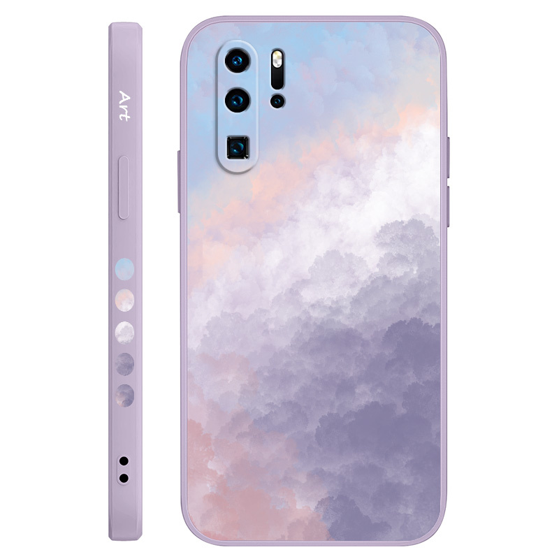 Ovitek za telefon: Abstraktni barvni ovitek za Huawei P30 P20 Pro P40 P30 P20 Lite Honor 20 10 Lite z ustvarjalno oblikovano prevleko