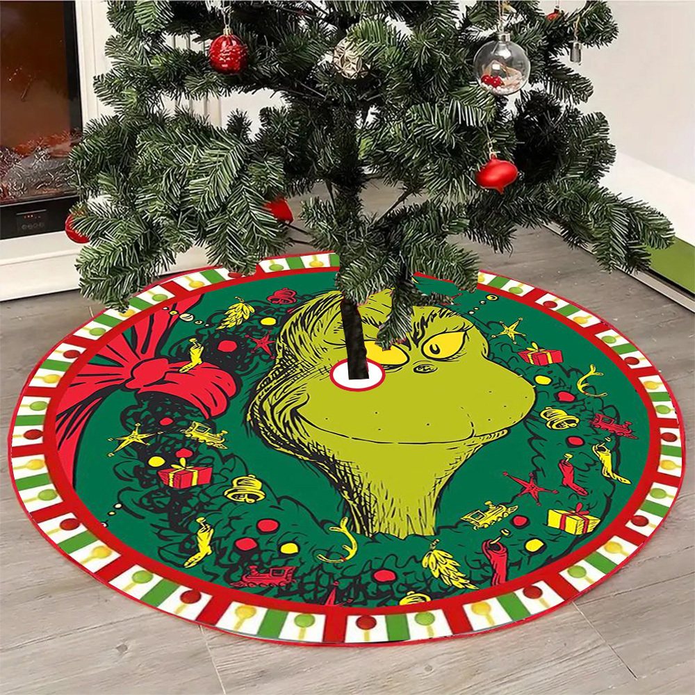 

1pc Polyester Christmas Tree - Mat For / Decor, Suitable For Christmas, Halloween, Hanukkah, , New
