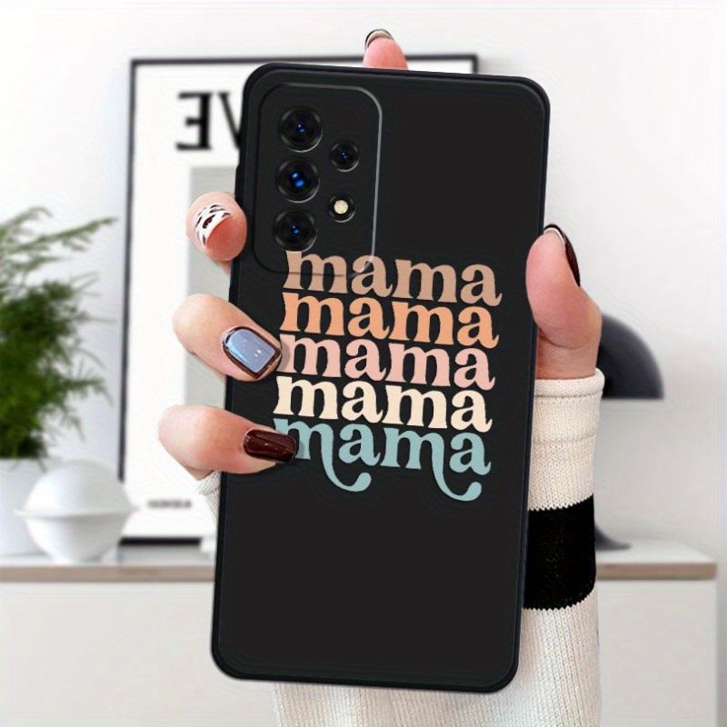 fashionable phone   featuring a letter from mom compatible with   samsung galaxy models including a36 a25 a16 and more