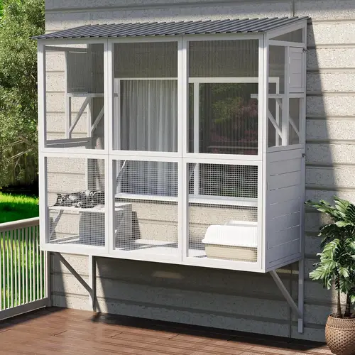 Cat Patio Multi Level cat enclosure patio sold on Temu United States