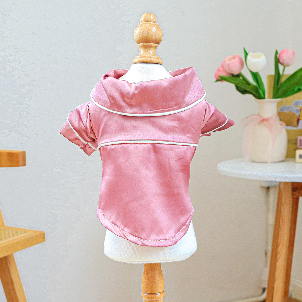TEMU Pet Fragrant Wind Pajamas, Thin Spring/summer Homewear For Dogs And Cats, Teddy, Poodle, Bichon, Pomeranian, French Bulldog, Dachshund, And Cat