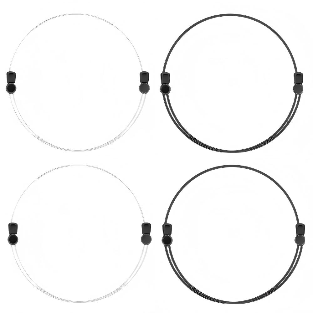 TEMU 4pcs Set Adjustable Seamless Waistband For Shortening Clothing Hem, 100cm/39.37in Elastic Hem Tightener, Adjustable Length Cinching Belt For