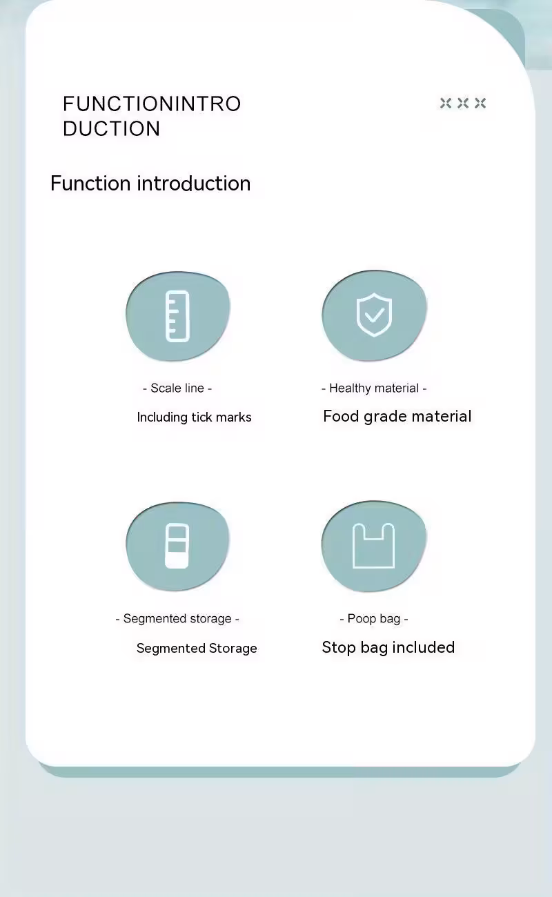 狗用水杯饮食垃圾袋三合一便携式多功能宠物杯 商品详情 1