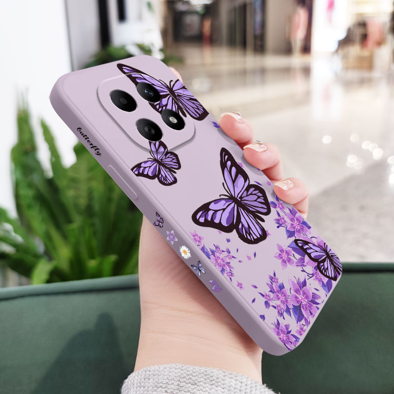 TEMU Custodia per telefono - Custodia viola a per Redmi Note 15 PRO PLUS 4G 5G, cover con design