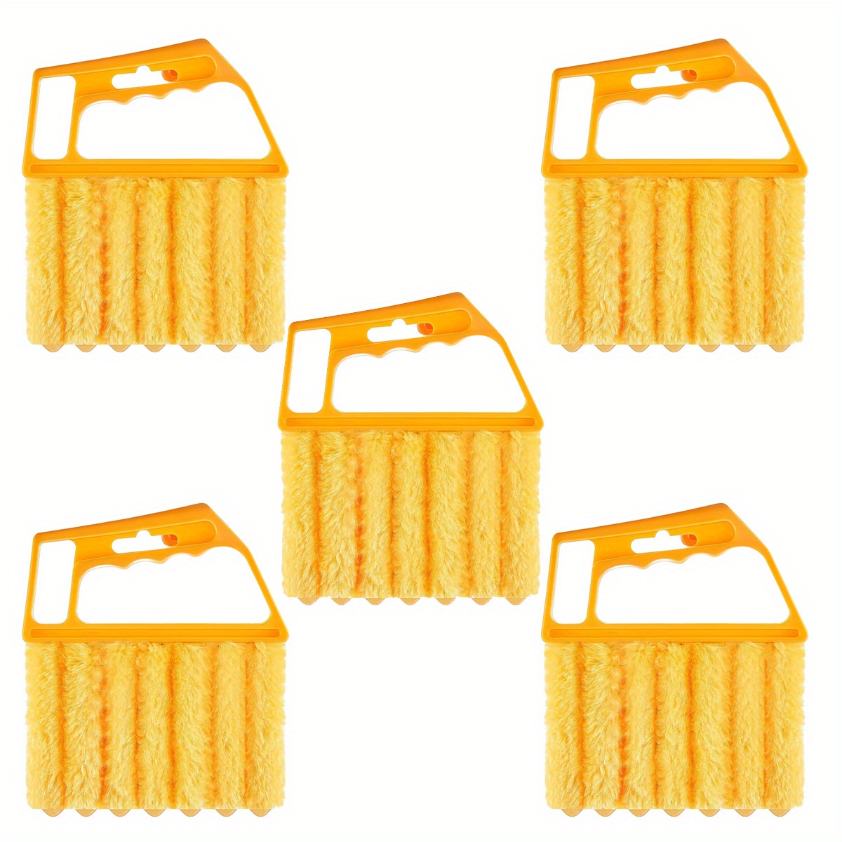 TEMU 5pcs Blind Cleaner Tool, Mini Hand-held Cleaner, Mini-blind Cleaner, Dirt Clean Cleaner, Venetian Blind Brush Window Air Conditioner Duster