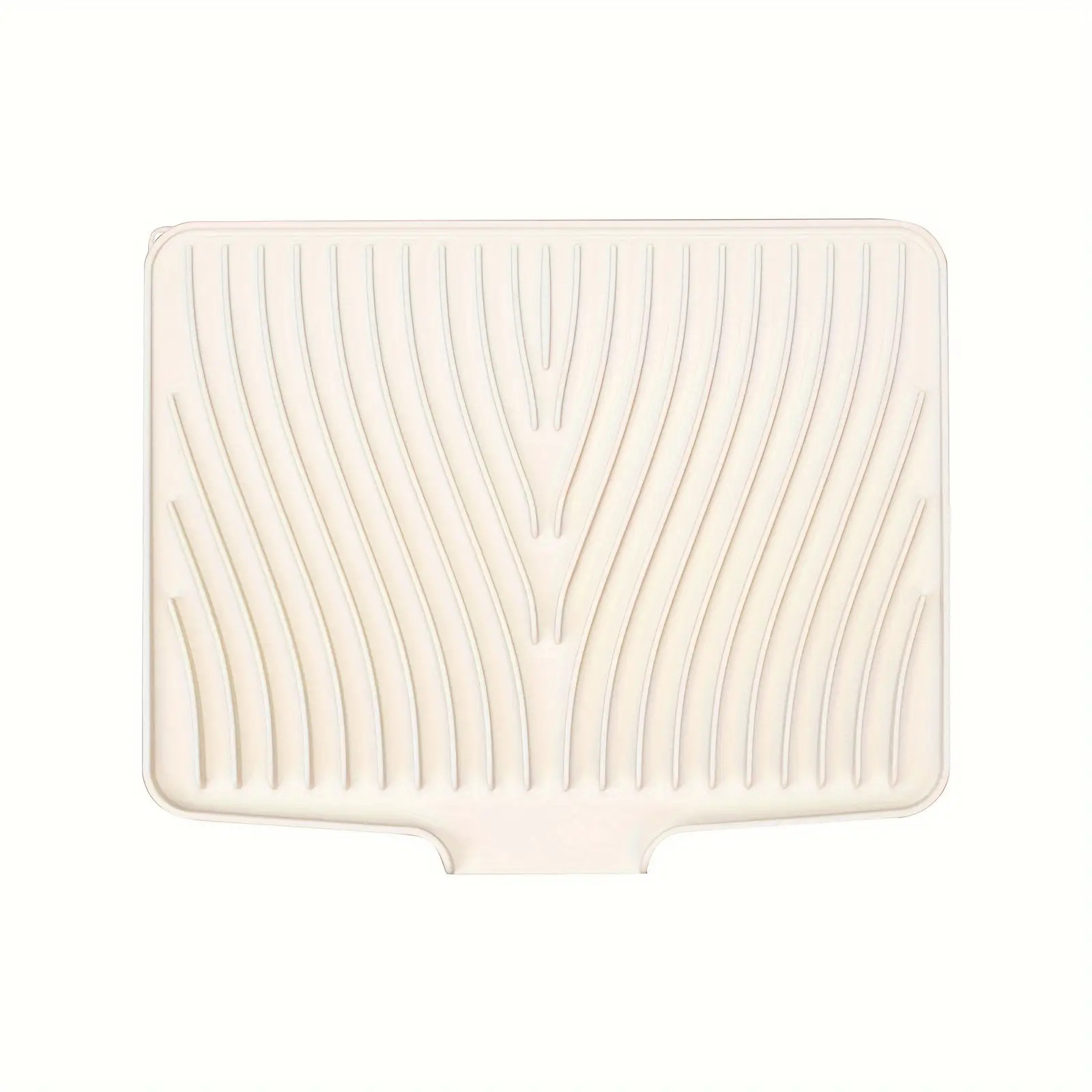 Image of Silicone Drain Mat, Lightweight Dish Mat Foldable Drain Mat Drainage Tray Heat Resistant Non-slip Home Drying Mat Non-slip Heat Insulation Placemat Tableware Filter Mat