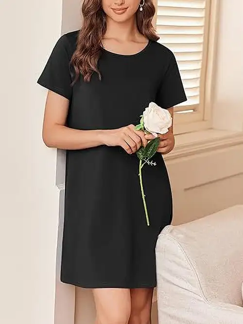oversized night dress Amazon.com: Chunoy Women Oversized Nightgown Short Sleeve Sleepwear Dress with Pockets Beige Floral : Clothing, Shoes & Jewelry