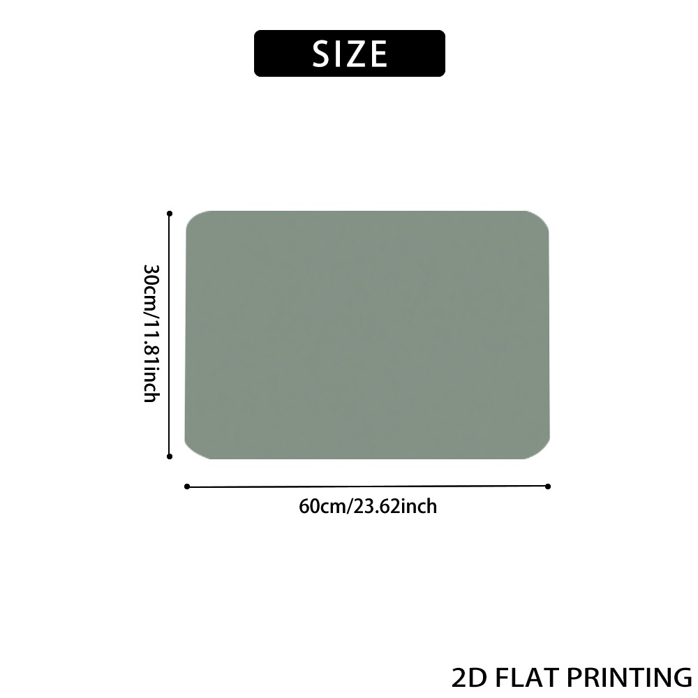 TEMU (2D ) 1pc Tapete de Mesa Sólido Color , Estilo , Tapete de Mesa Estampado, Fácil de Guardar, Práctico, Elegante, Adecuado para Mesa de Comedor,