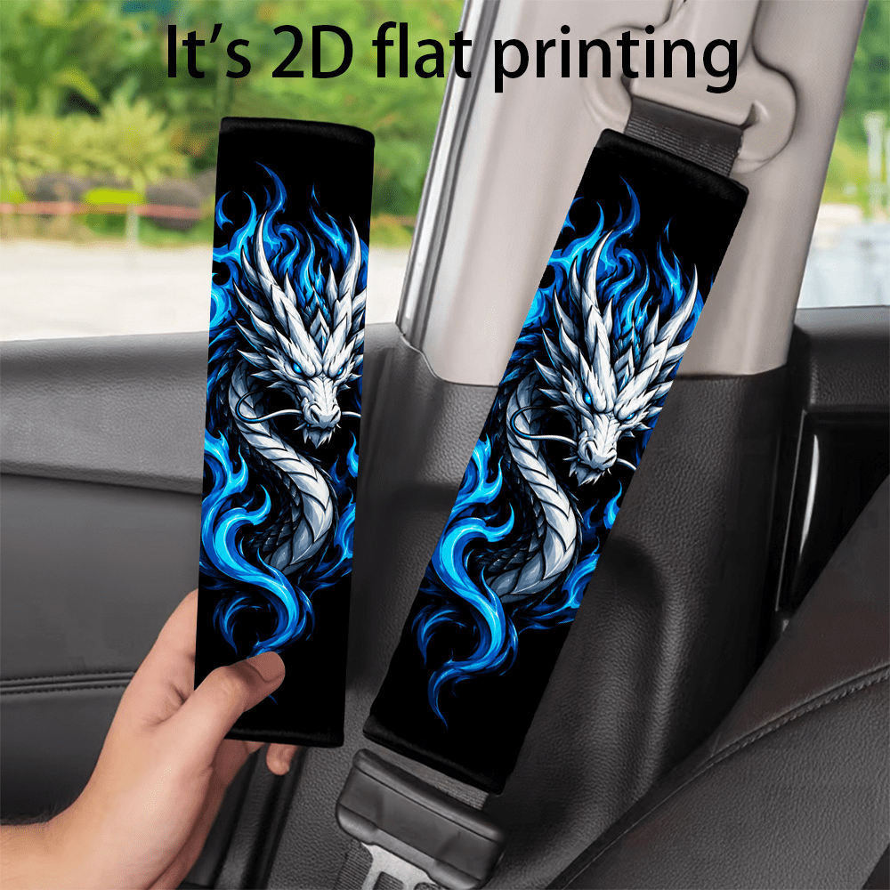 TEMU 2pcs Car Shoulder Pads, Seat Belt Covers, Car Interior Decoration Additions, Ideal Gift For , Perfect Funny Car Decor, Makes Travel Comfortable,