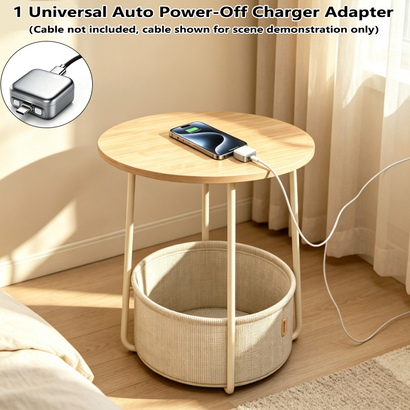 Image of Full-charge Power Ai Plug Pd 140w Fast Charger Adapter, Compatible With Phones, Bluetooth Headsets, And Electronic Devices - Universal Charging Accessory