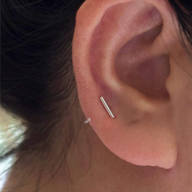 Tiny 925 Sterling Silver Hypoallergenic Stud Earrings