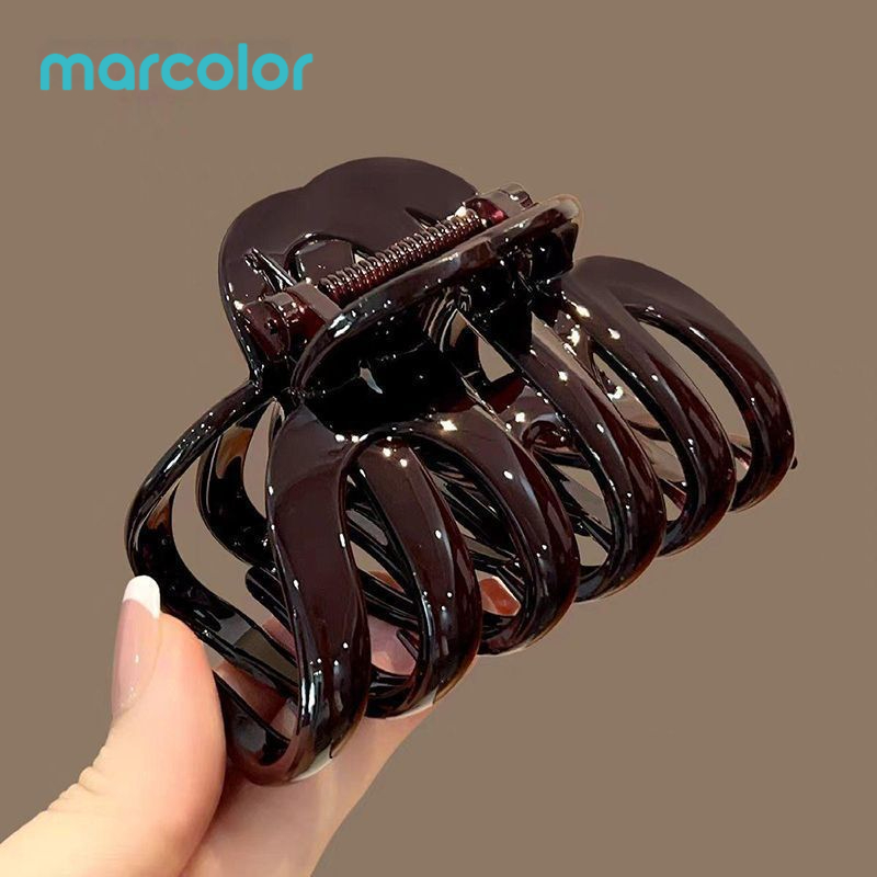 TEMU Pince à cheveux haute Marcolor avec vintage , pince à cheveux requin de citrouille pour la nuque, accessoire cheveux haut de gamme pour femmes
