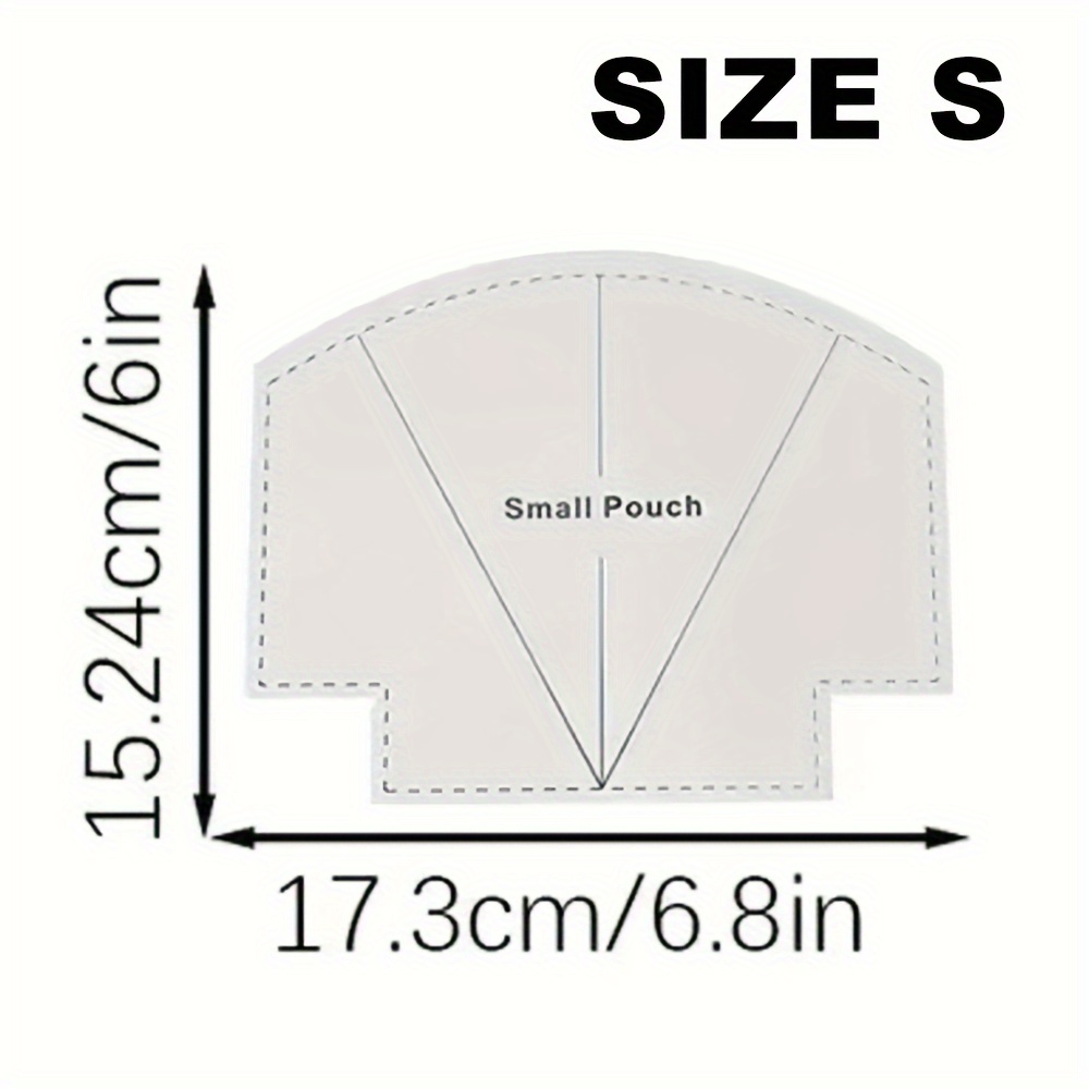 TEMU 1 pièce Pochoir de couture en plastique transparent de avec floraux et de fruits - Convient pour le bricolage, le scrapbooking, le matelassage -