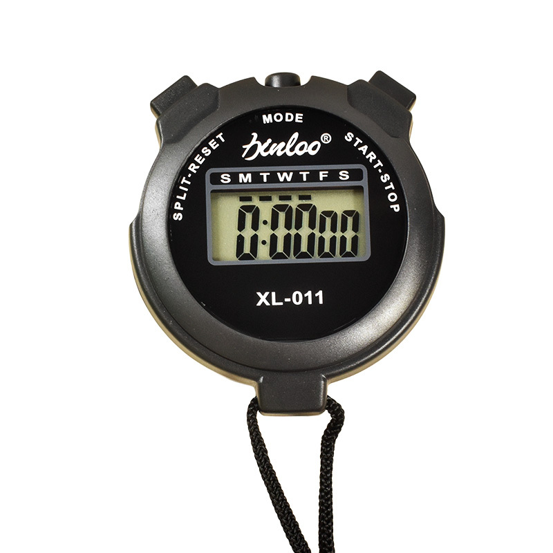 multi function electronic timer sports stopwatch running track fitness training   non rechargeable battery powered abs material