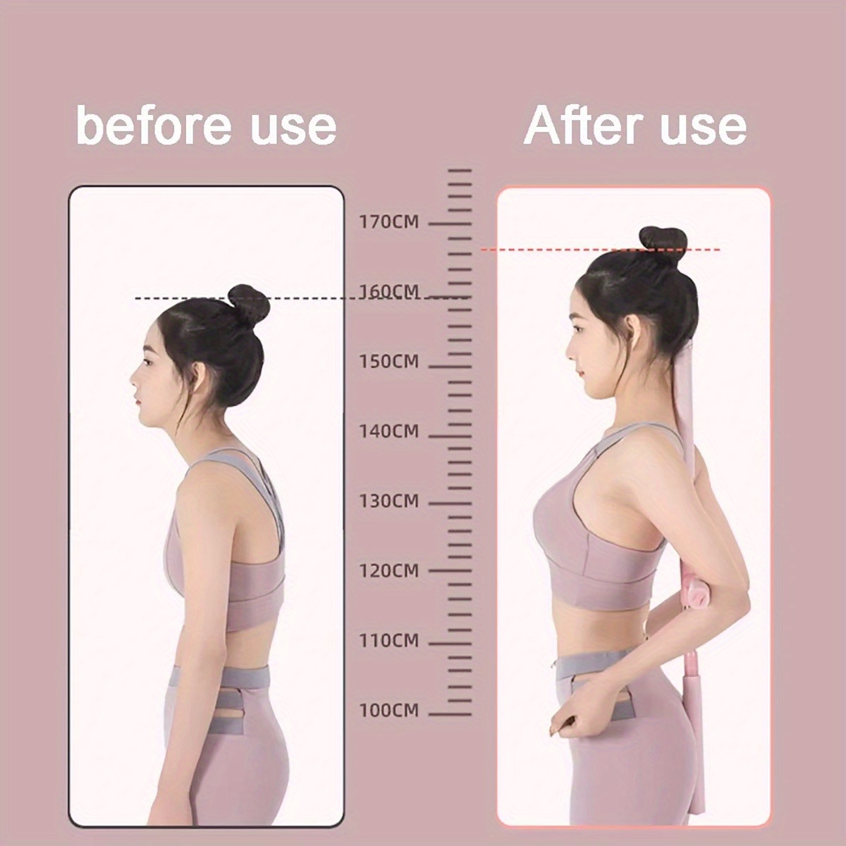 Yoga Posture Corrector Stick Back Trainer Hunchback Correction Support Tool AU