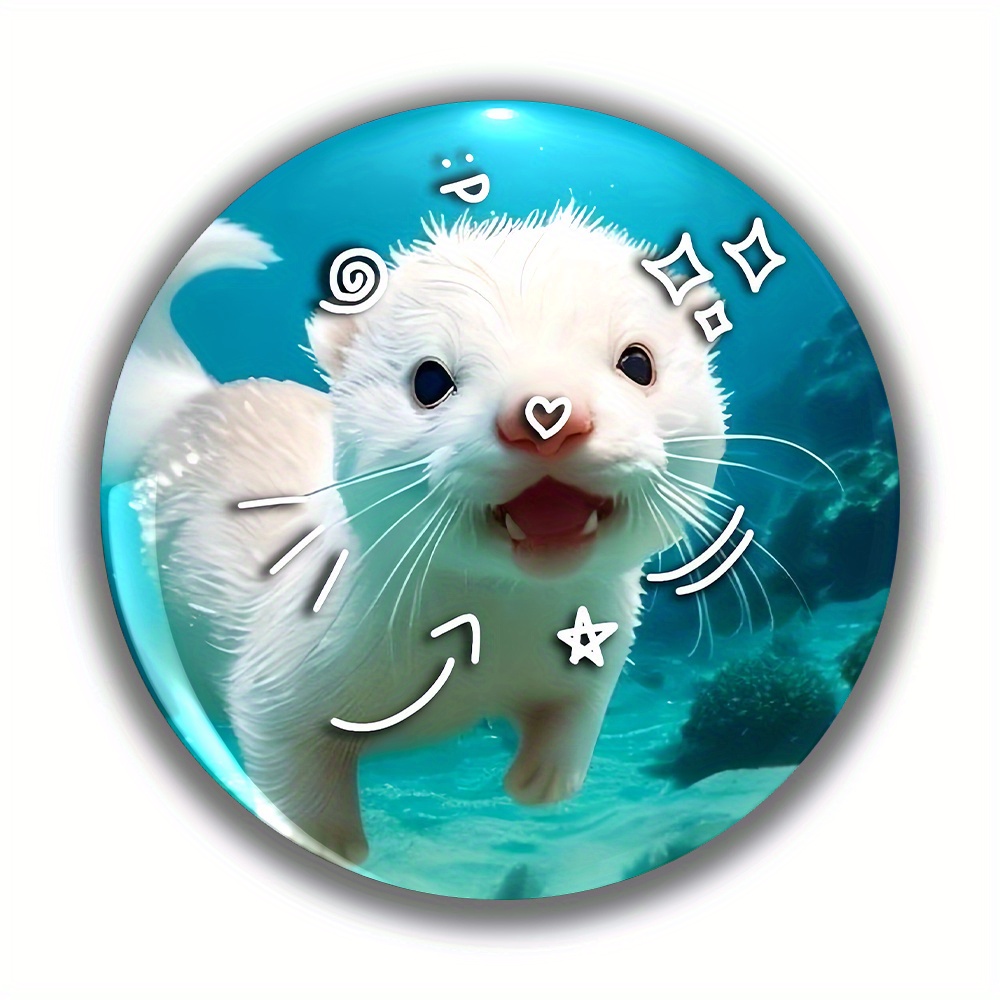 TEMU Men's Stylish Brooch Featuring Anime Cartoon Designs, Suitable For Genders. A Round Pin That Makes A Great Fashion Accessory For , Colleagues,