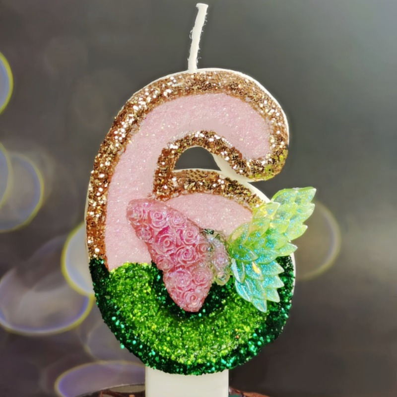 10 Candele Con Numeri Per Compleanno Da 0 A 9 E 1 Scritta In Lingua Inglese "Happy Birthday - Foto 8