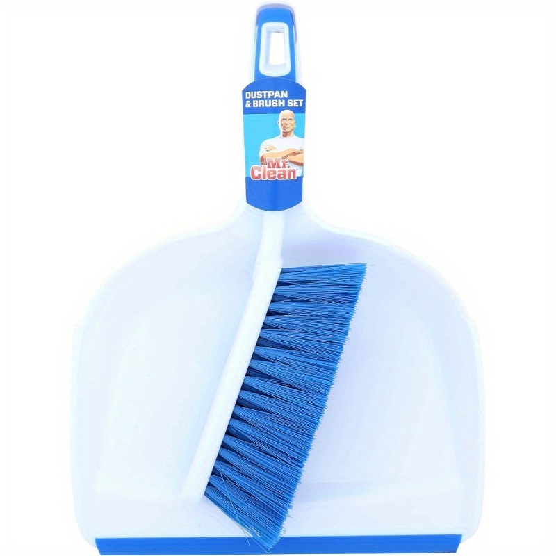 dust pan and brush set with locking mechanism - heavy-duty all-purpose cleaning system, ergonomic handle & collapsible design for  , durable construction with deep-carry pan & sturdy brush - ideal for home, office, kitchen, bathroom, car cleaning - space-saving dustpan and broom set,  , metal dustpan and brush, large dust pan Product details 0