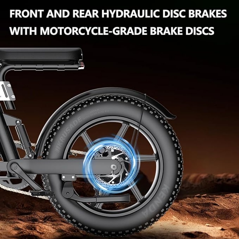 20inch Electric Bike for Adults, 101 Miles 20MPH Fast E Bike for Men, Tire Ebike for Adults Electric with 60V 2400WH Removable Battery, ON Off Road EBicycle with Brake Light, Electric Bike for Men, Electric Bike Foldable, Commuter Ebike