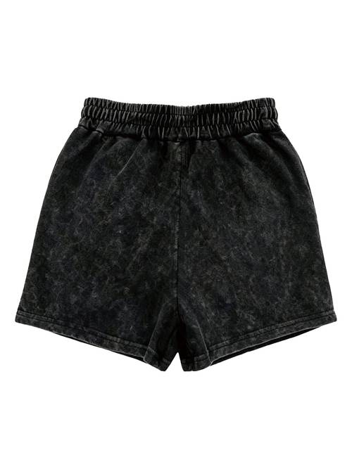 womens short shorts 100 washed vintage exquisite horse head print floral retro style soft and comfortable durable and machine washable womens summer casual shorts solid color fabric