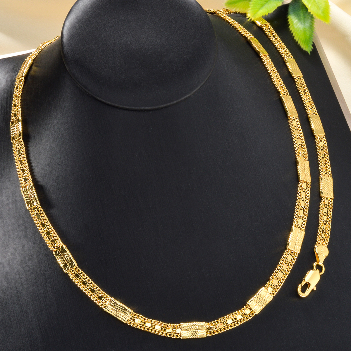 Geometric Copper Necklace for Men & Women