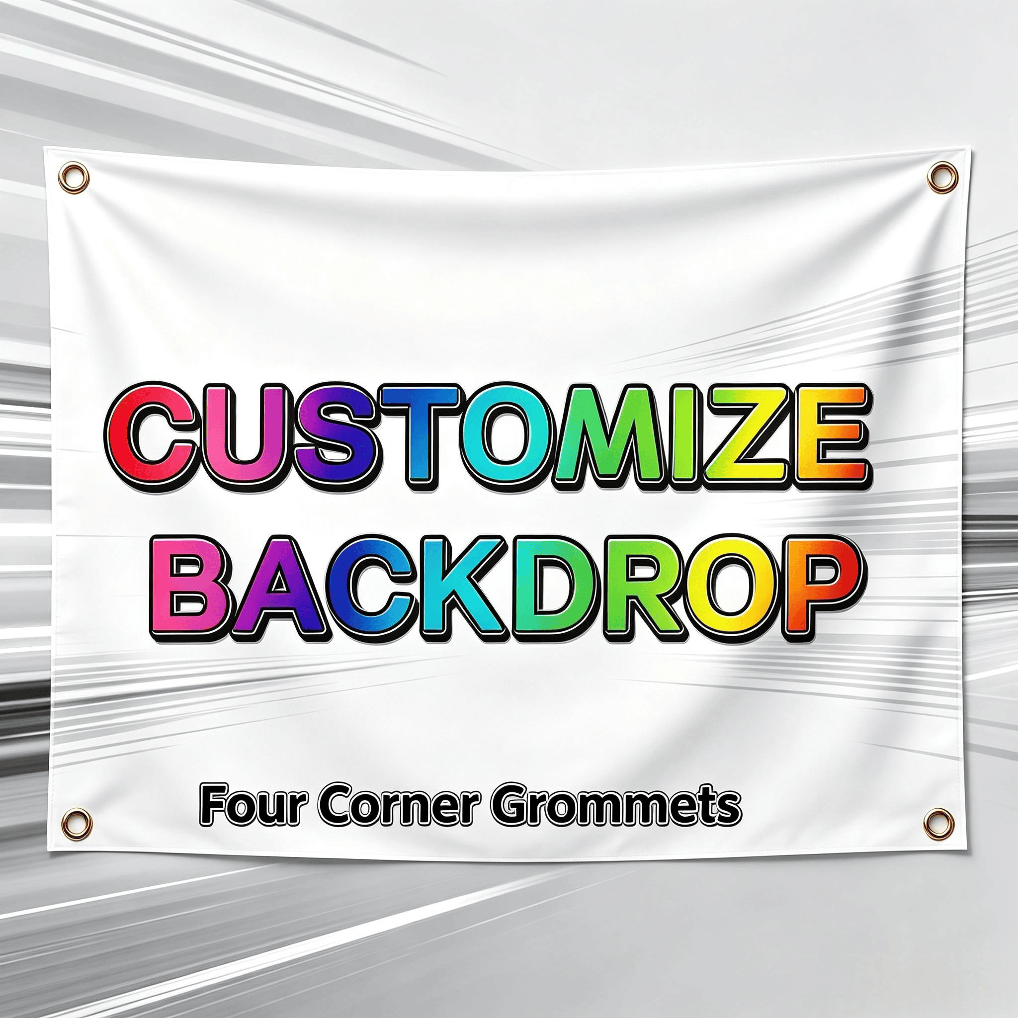 Customizable Banner for Personalized Images and Text