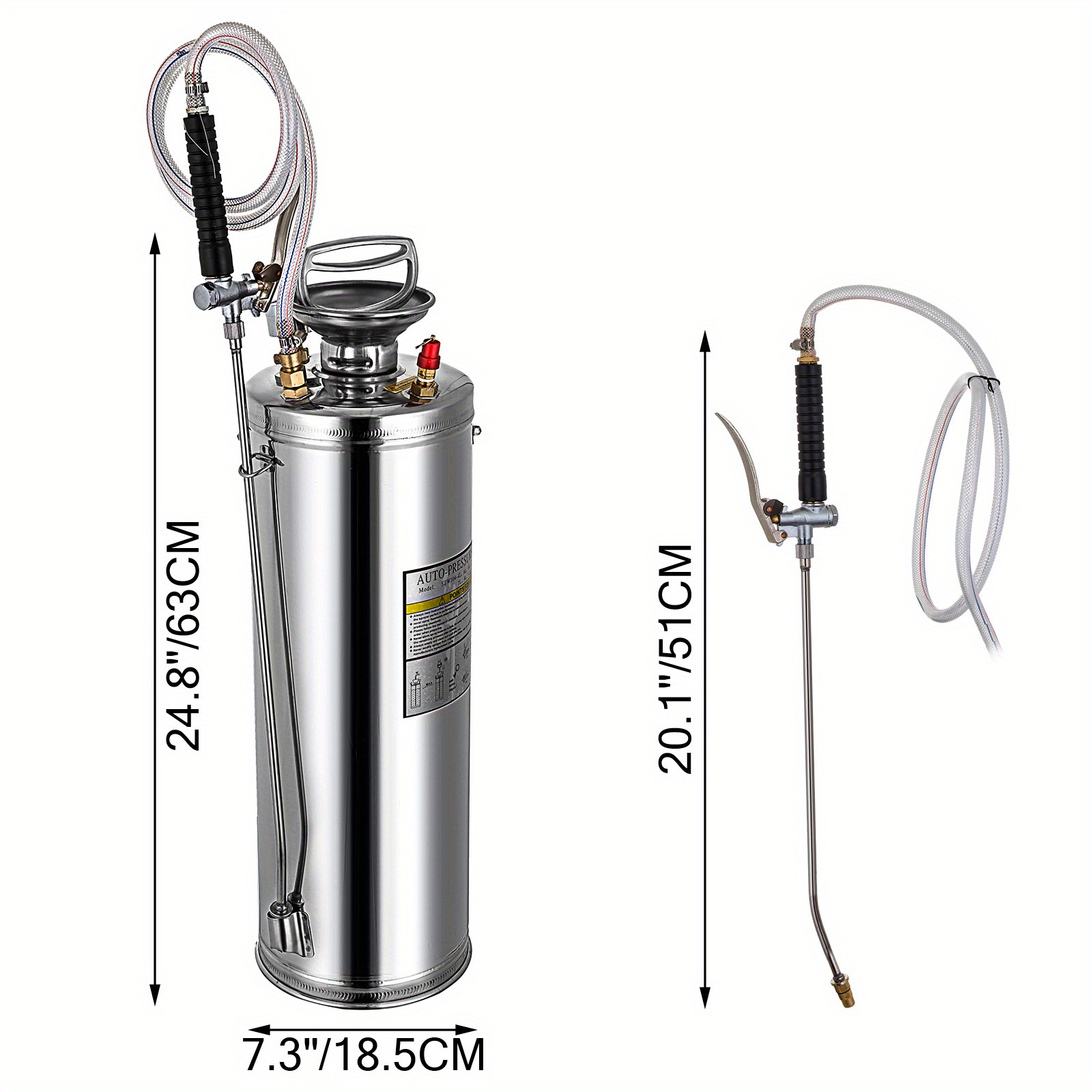 Happybuy Stainless Steel Sprayer