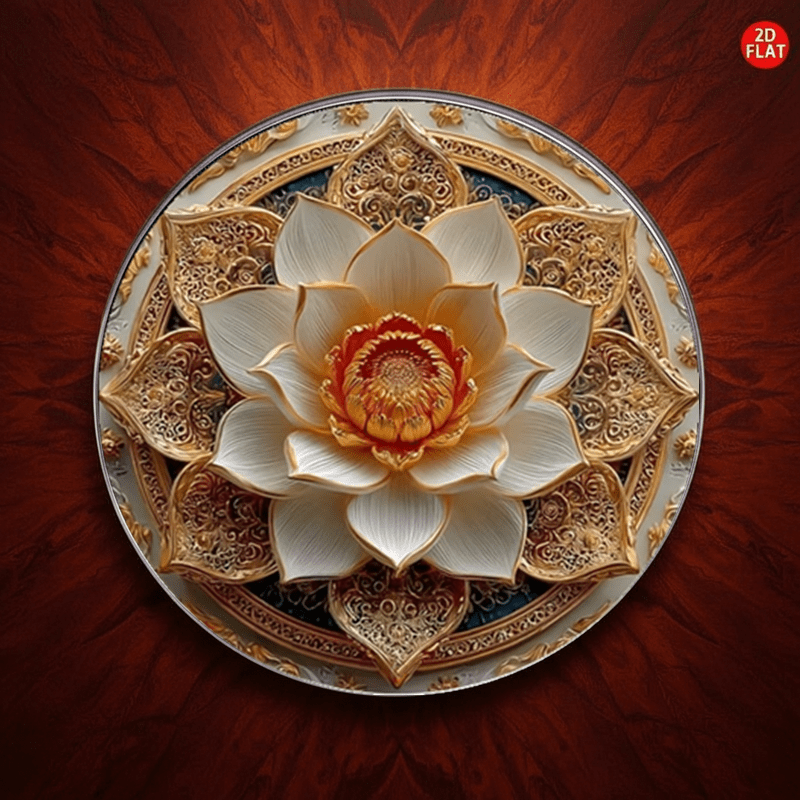 Unique Creative Lotus Badge, Multifunctional Fashion Accessory