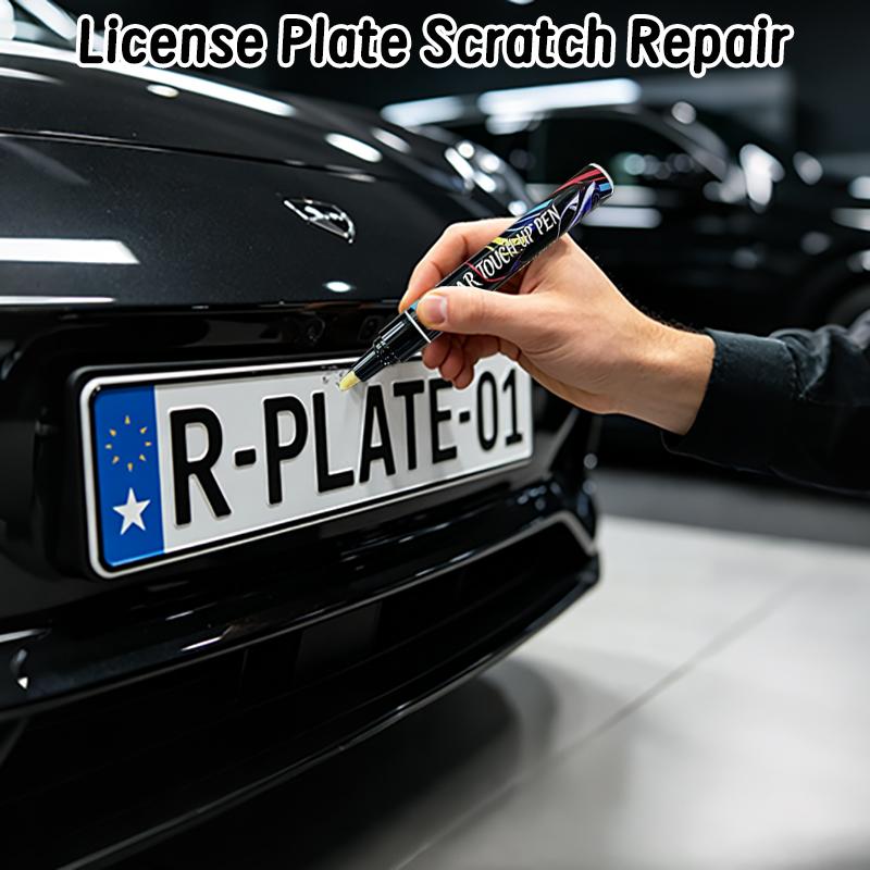 Automobilio valstybinio numerio blukimo taisymo rašiklis, juodas rašalas, nuolatiniai žymekliai, įbrėžimų taisymo rašikliai, „pasidaryk pats“ biuro raštinės reikmenų rašiklis metalui, nerūdijančiam plienui, plastikui