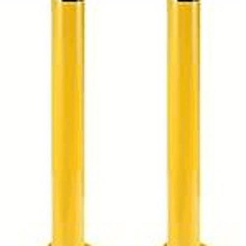 whizmax safety 2 4 36 42 48 inch height steel post lot 4 5 inch diameter pipe post with 16 bolts