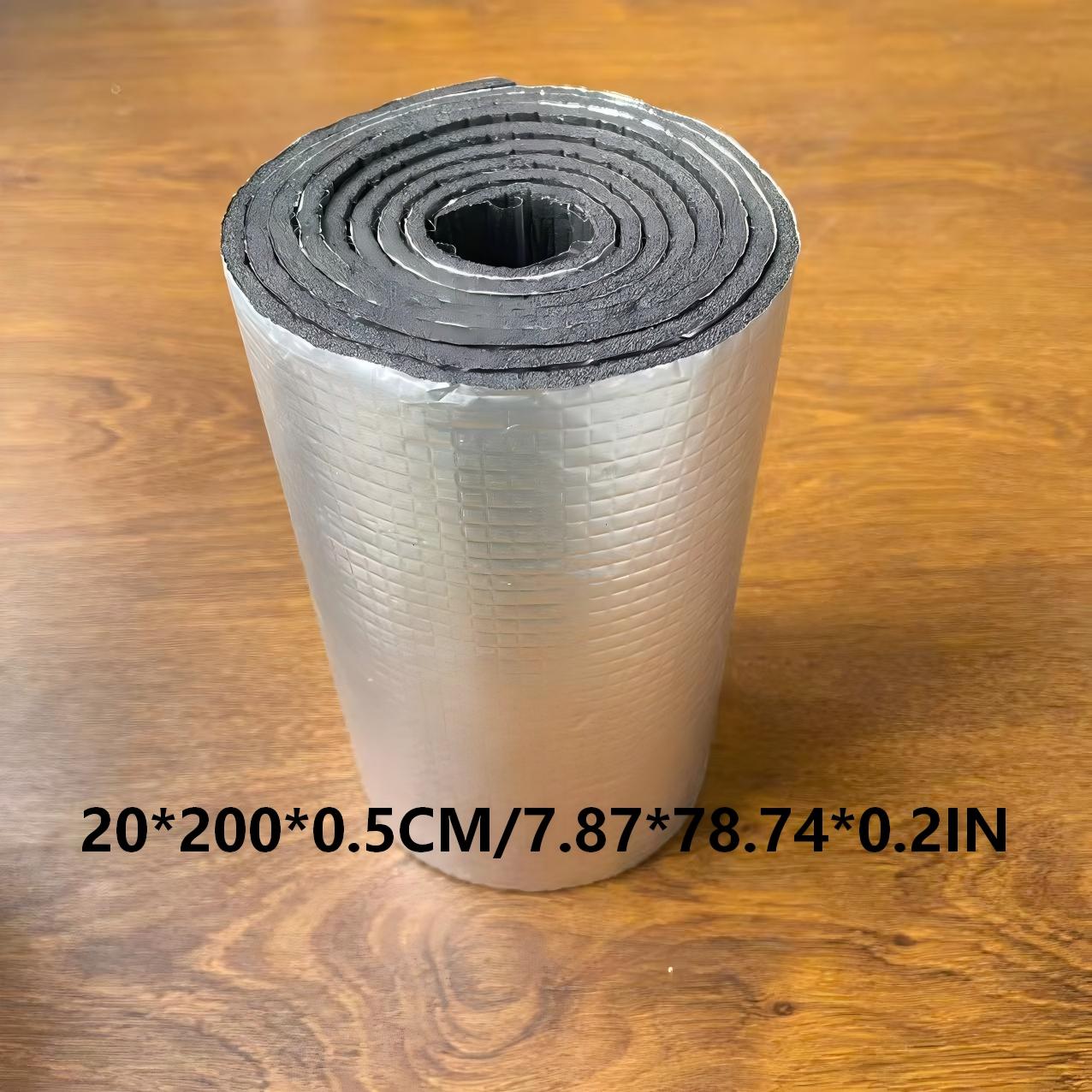 TEMU Self-adhesive High-density Aluminum Foil Insulation Roll, 2 Thicknesses Optional. Heavy-duty Thermal Barrier With Soundproof, Moisture-proof And