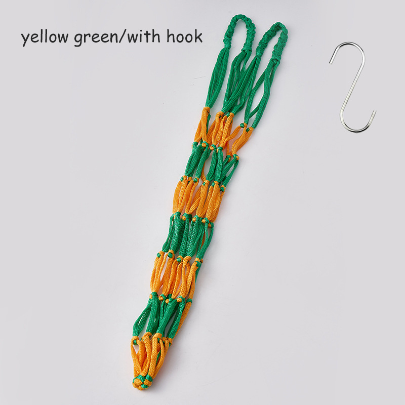 TEMU 60cm/23.62in Hanging Slow Feeder Net Bag With Hook, Suitable For Entertaining, Emotions, And Stress In Chickens, Ducks, Geese, And Parrots