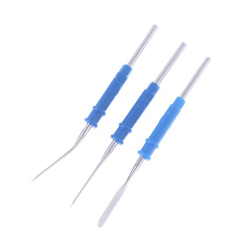 (10pcs) ESU Pencil Tip Electrocautery Device Set, Including Electrosurgical Blade And Needle-Type Electrode