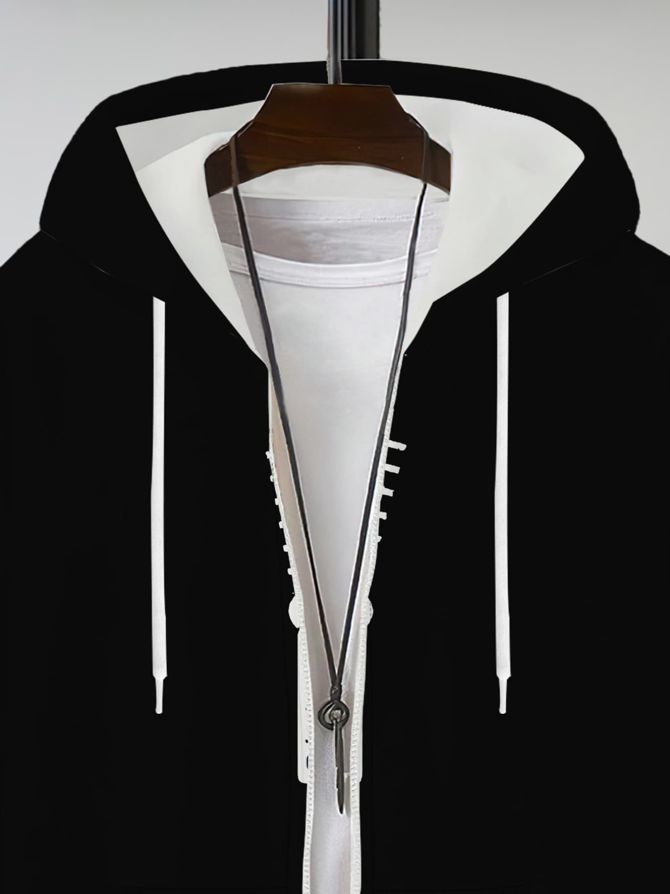 Chaqueta Deportiva con Capucha y Cremallera para Hombres, Estilo Juvenil, Casual y Versátil, Nueva Tendencia para Primavera y Otoño