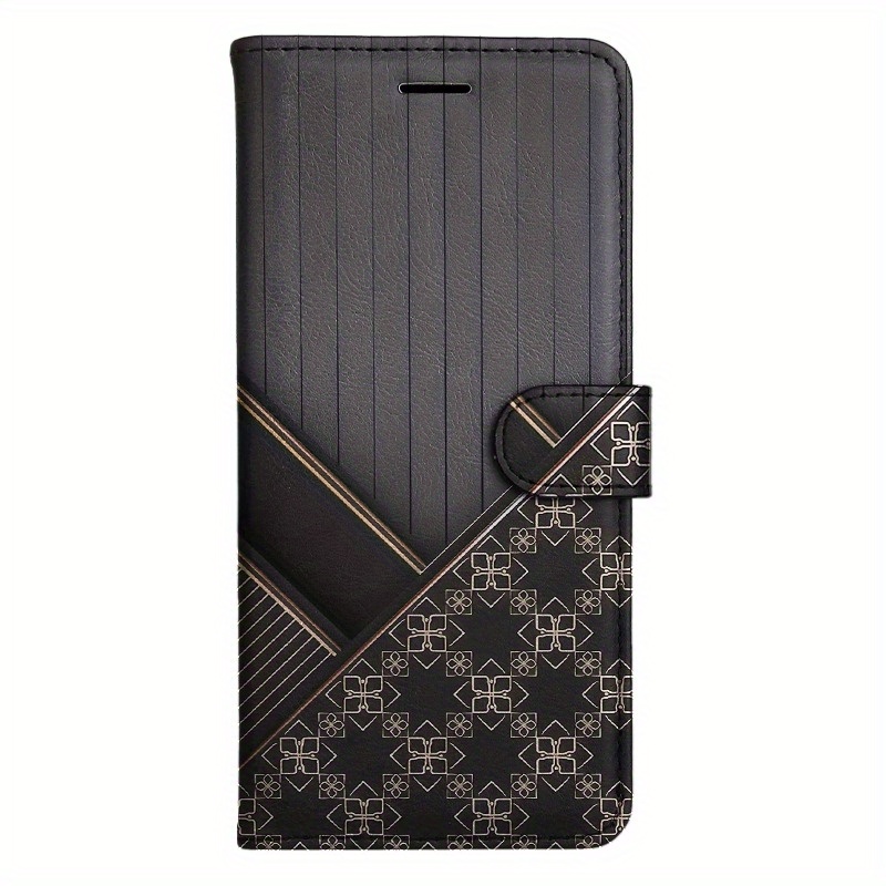 TEMU Phone Case: Pattern Magnetic Flip Wallet Case With Card Holder Stand Sutible For Iphone 5/6/6s/7/8/x/xs/xr/se2 2020/se3 2022/11/12/13/ Plus Pro