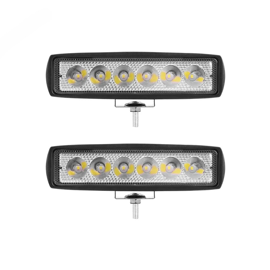 TEMU 2pcs 6led Car Spotlight - High Brightness Beam Universal Offroad Driving Fog Headlights Drl Driving Lamp 12v