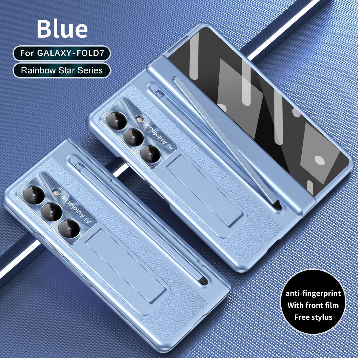 TEMU Phone Case - Minimalist Solid Color Textured Matte Phone Case For The For For Galaxy Z W26 And For Galaxy Z Fold 7 Is A Great Accessory For Tech