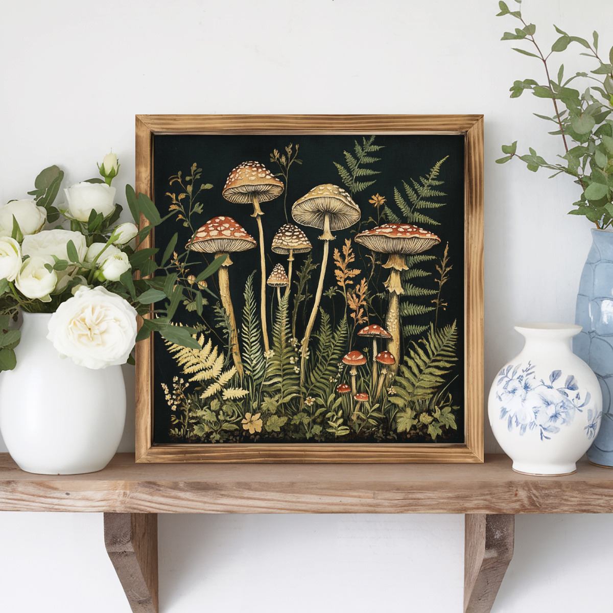 TEMU 1 pièce Décoration Murale Rustique avec Planches en Bois - Décoration Style Ferme Adaptée pour Entrée, Chambre, Salle de Bain, Cuisine - Panneau