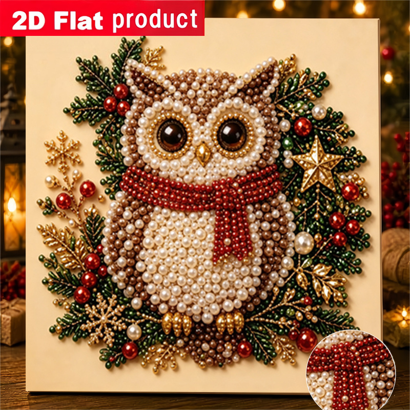 TEMU Nouvelle peinture diamant perle à impression 2D/plate avec un adorable motif de . kit de bricolage fait main avec strass comprend des outils et