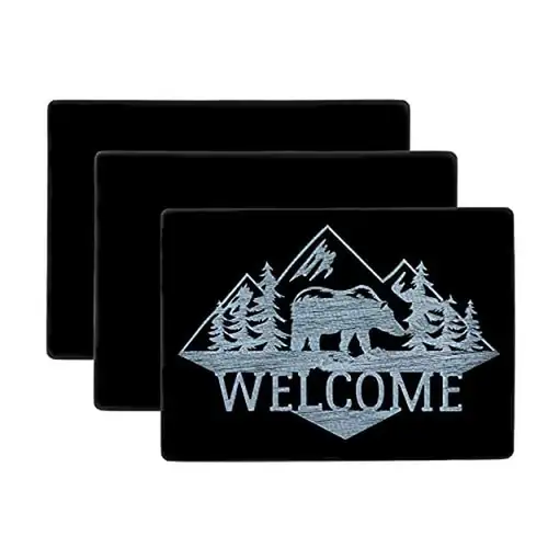 MUKLEI 10 Pack Anodized Aluminum Sheets, 7 x 5 Inch Rectangle Black Aluminum Engraving Blanks, Black Metal Plates for Laser Engraving, DIY Crafting, Home Decoration MUKLEI 10 Pack Anodized Aluminum Sheets, 7 x 5 Inch Rectangle Black Aluminum Engraving Blanks, Black Metal Plates for Laser Engraving, DIY Crafting, Home Decoration