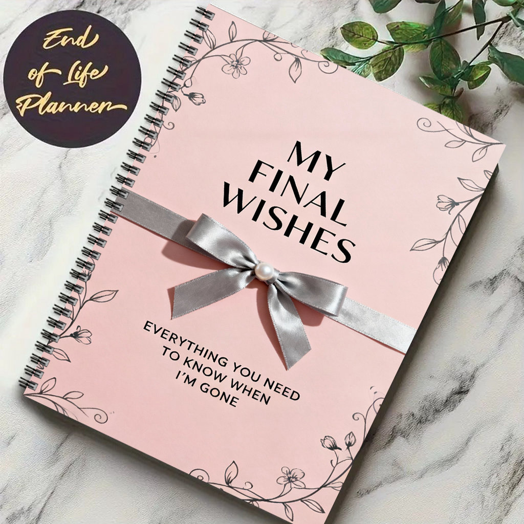 TEMU 1pc Pink My Notebook With Bow, Marble Background & , Warm & Formal End-of- Manual, Planner, For , Daily Schedule Management, & Tracking, Time