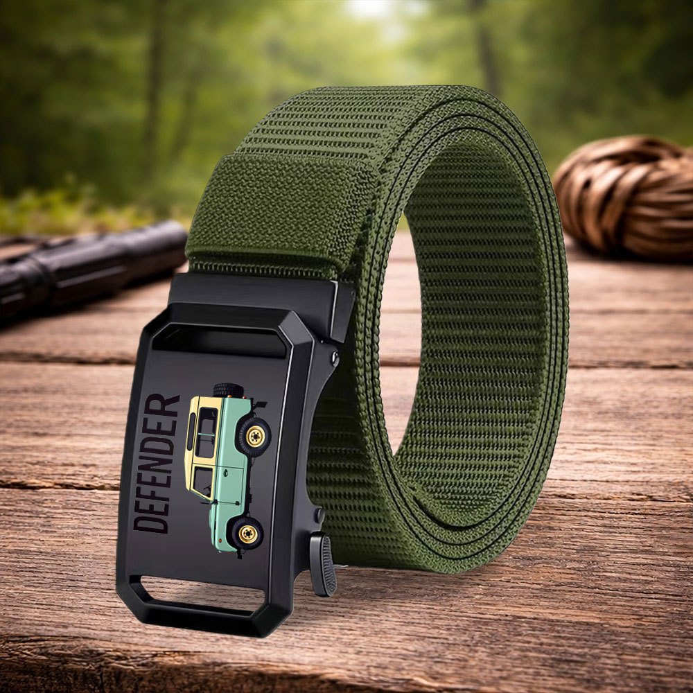 TEMU 1pc For Land For Defender Belt For Men - Genuine Branding Accessory, Suitable For Casual & Business Wear, Versatile Formal Belt For Daily Use,