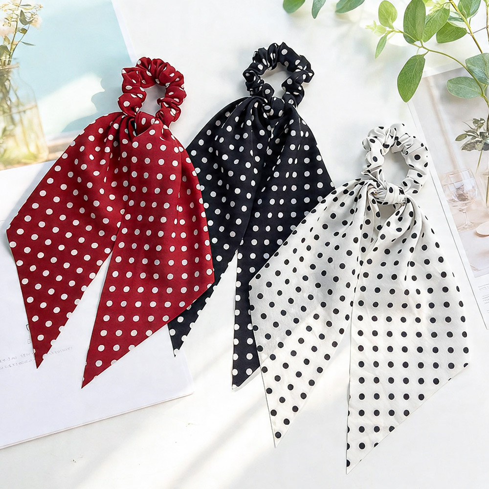 TEMU 3 coleteros largos de cinta con , elegantes coleteros para coleta/moño para mujer, elasticidad, seguros y fácilmente, versátiles y elegantes,