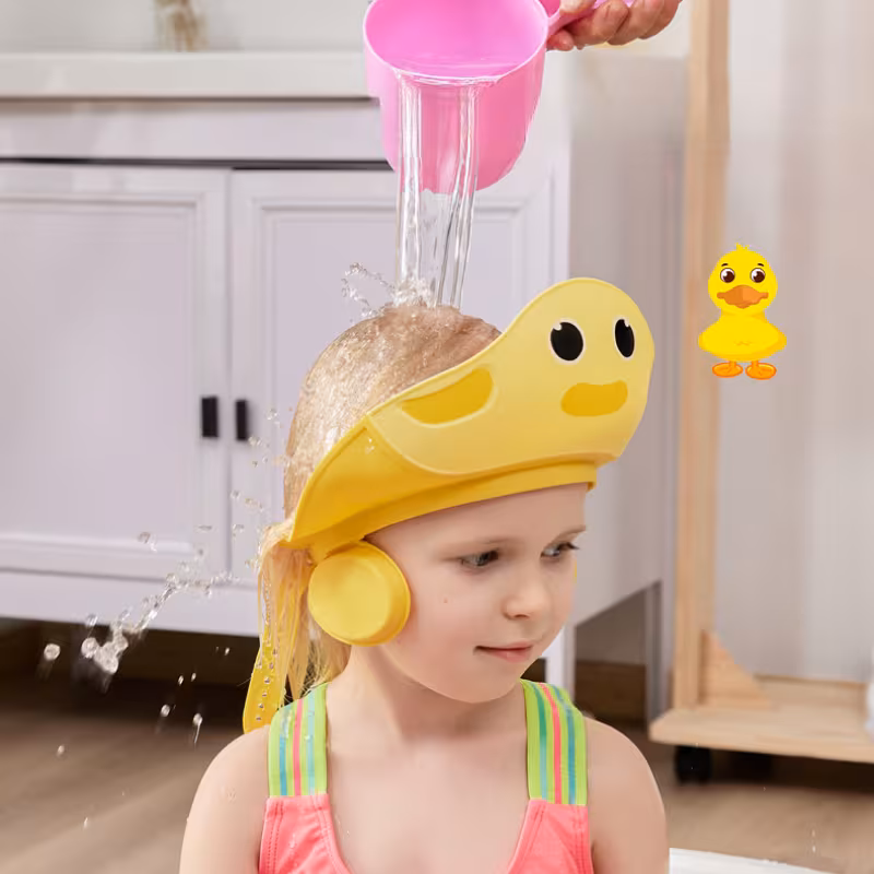 1 2pcs adjustable duck shower cap for suitable for and shampoo cap shower cap bath cap shampoo cap a must have for and when bathing and washing their hair Product details 0
