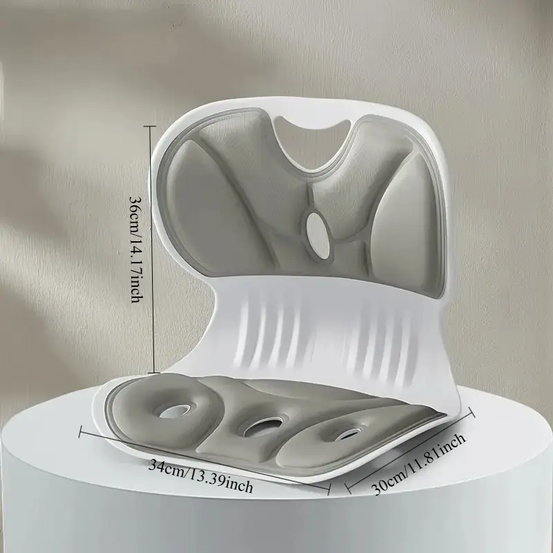 1 pack adjustable lumbar support pad ergonomic contoured design for spine durable pp material fits all chairs perfect gift for valentine s day mother s day Product details 4