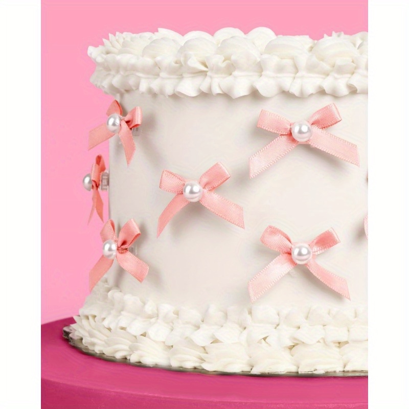 Lot De 30 Nœuds Blancs Pour Décoration De Gâteau, Anniversaire