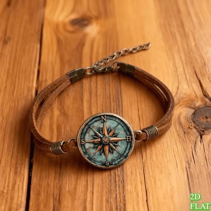TEMU 2d Flat Pattern Bracelet, Fashion Bracelet, Vintage Bangle, Anniversary Gift, Holiday Gift, Gifts For For Halloween, Christmas, And Thanksgiving