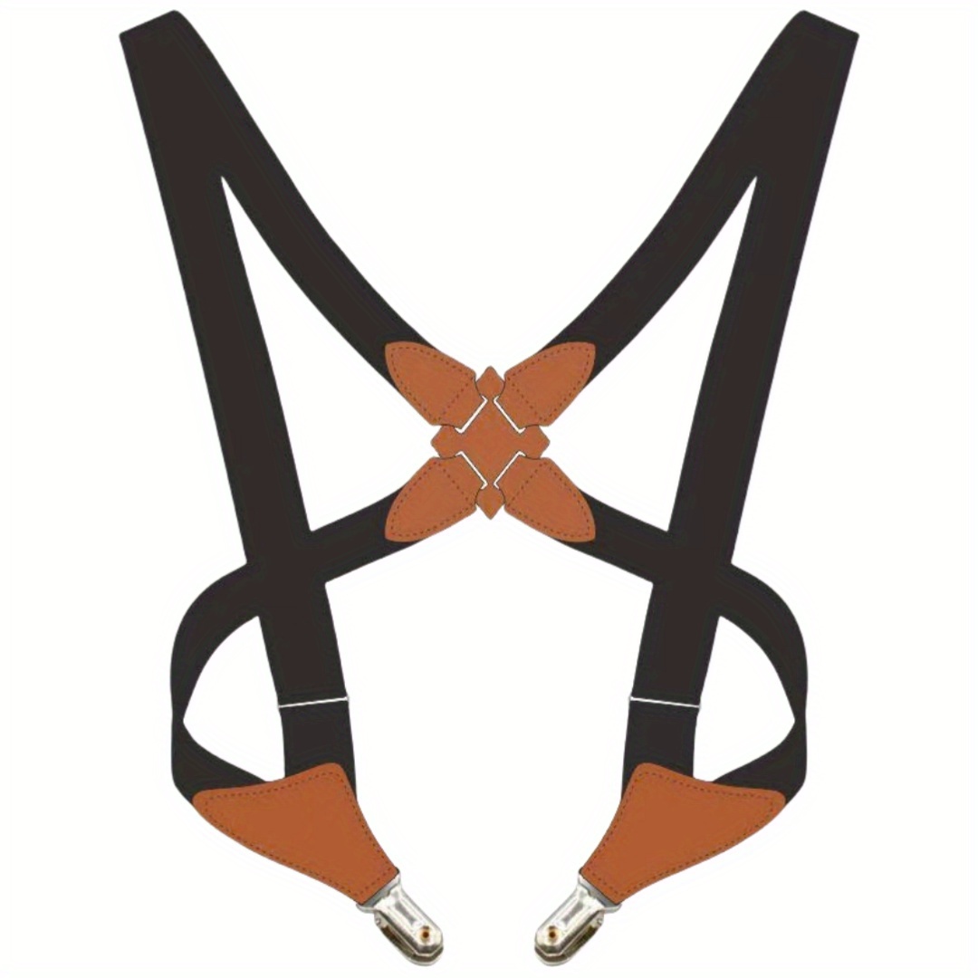 TEMU 1pc, Adjustable Heavy Strap For Men - With Classic Side , Wedding Strap, Business Strap, Jeans Strap, Suitable For Casual Attire, Casual And